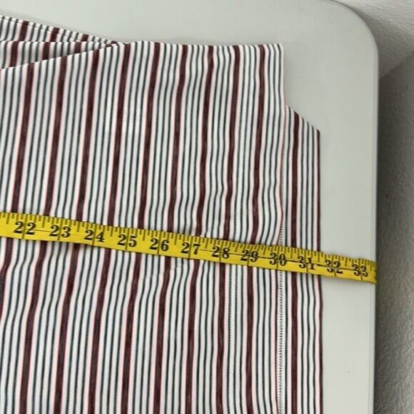 FJ Foot Joy Polo Shirt Mens Large Striped Embroidered Logo Stretch Golf Casual - Picture 10 of 11